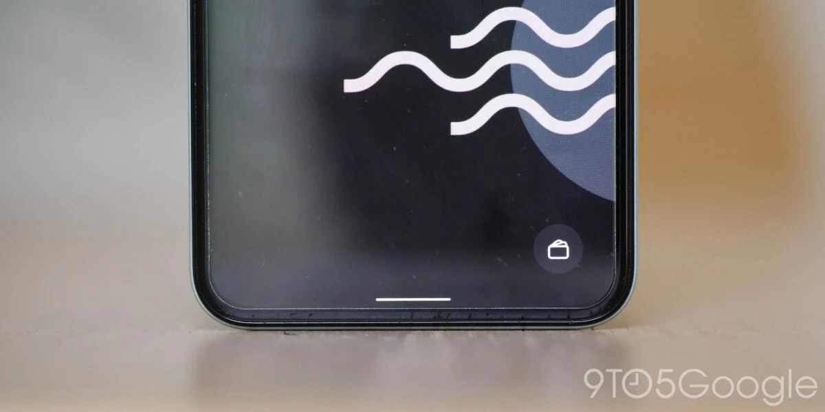 Android 12 Wallet sur écran de verrouillage