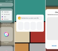 Chrome teste en ce moment un widget de raccourcis. // Source : Frandroid