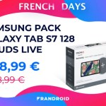 French Days : ce pack Samsung Galaxy Tab S7 + Buds live coûte 300 € de moins