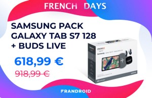 French Days : ce pack Samsung Galaxy Tab S7 + Buds live coûte 300 € de moins
