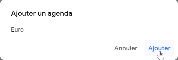 Ajoutez le calendrier de l'Euro 2021 dans Google Agenda