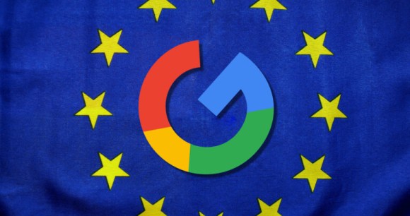 Google dans le collimateur de la Commission européenne // Source : Montage Frandroid Google dans le collimateur de la Commission européenne // Source : Montage Frandroid
