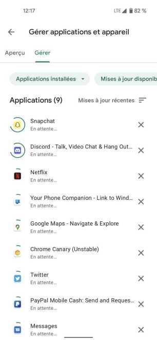 Google Play Store francais nouvelle interface 1