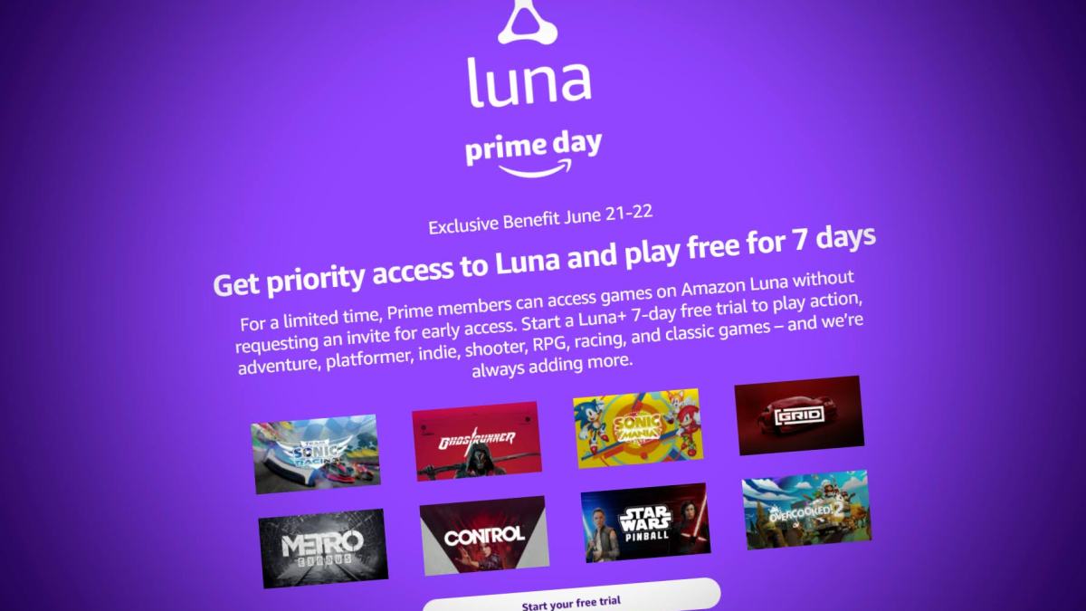 L'offre d'essai d'Amazon Luna