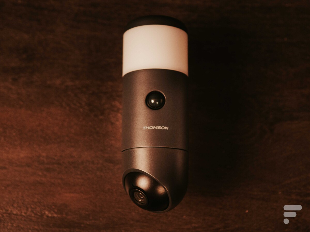 Caméra sécurité extérieure Thomson Rheita 100 rotative