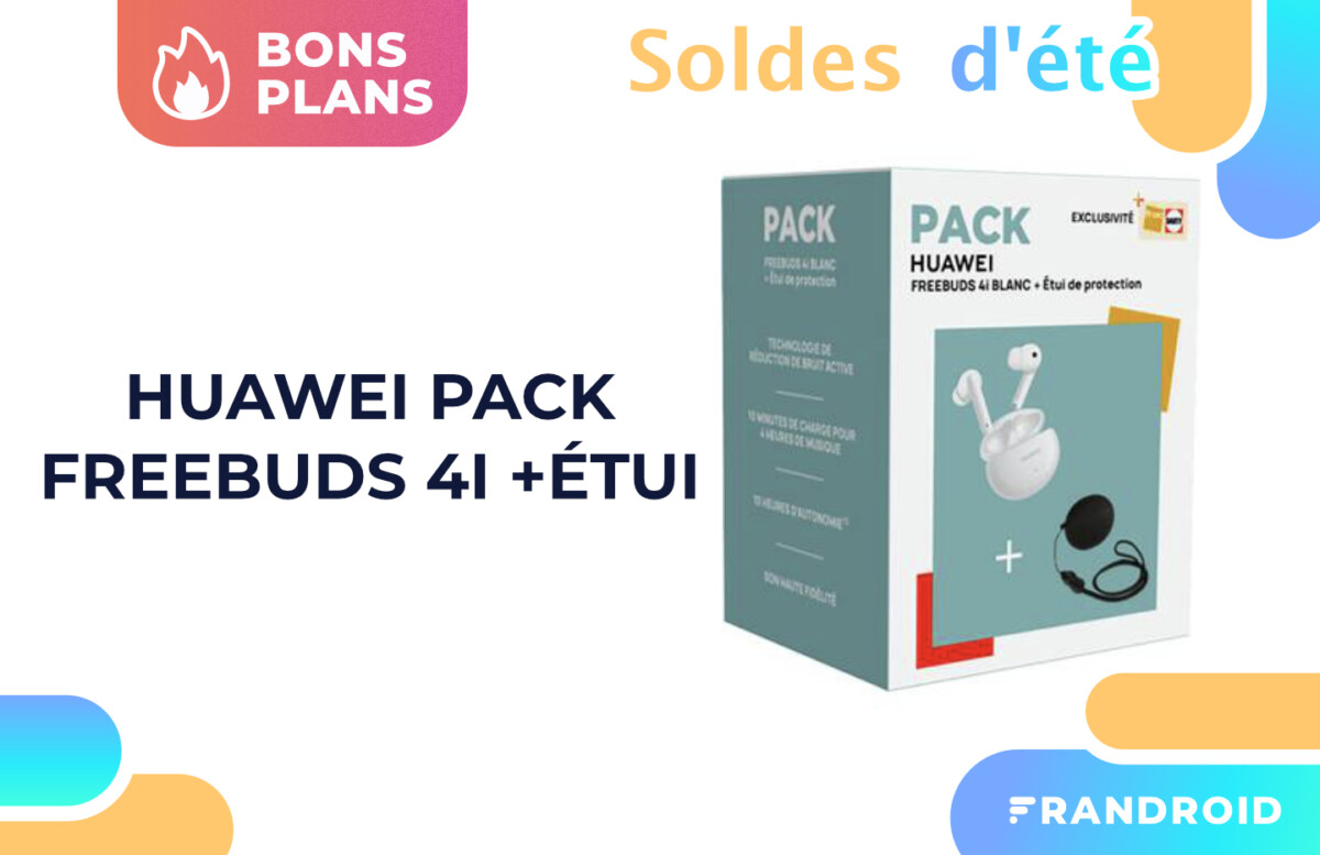 Pack Huawei Freebuds 4i + Étui &#8211; Soldes 2021