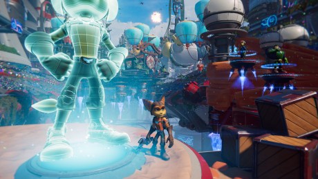 Ratchet & Clank : Rift Apart en mode d'affichage Performance (4K/60 fps sans ray tracing) // Source : Capture du jeu