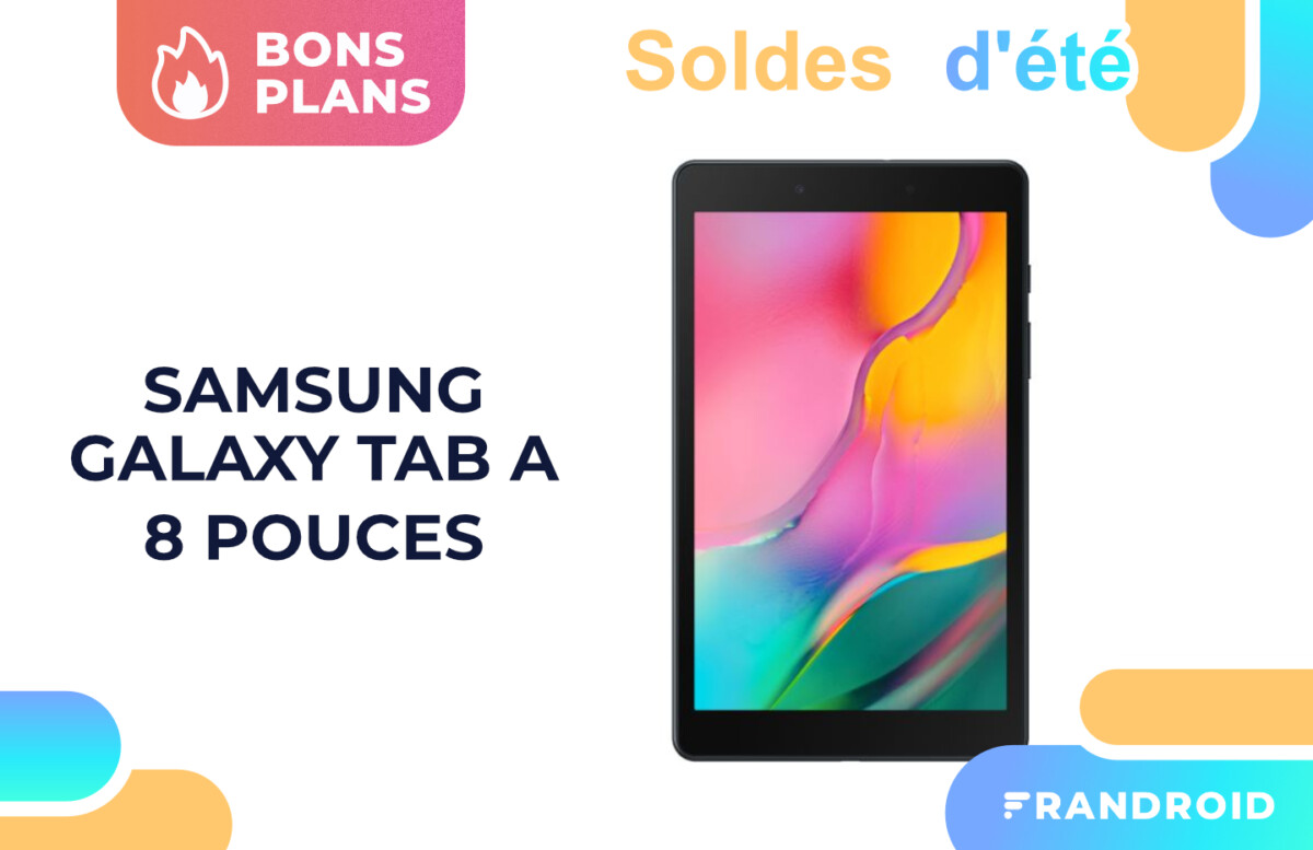 Samsung Galaxy Tab A 8 pouces soldes ete 2021