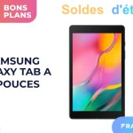 129 euros, c’est le prix de la Samsung Galaxy Tab A 8″ pendant les soldes