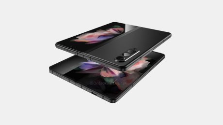 Rendu HD du Samsung Galaxy Z Fold 3 // Source : OnLeaks et Digit