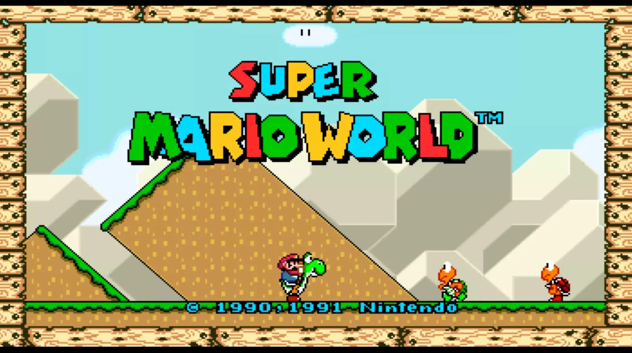 Super Mario World prend un coup de jeune avec ce chouette mode 16:9