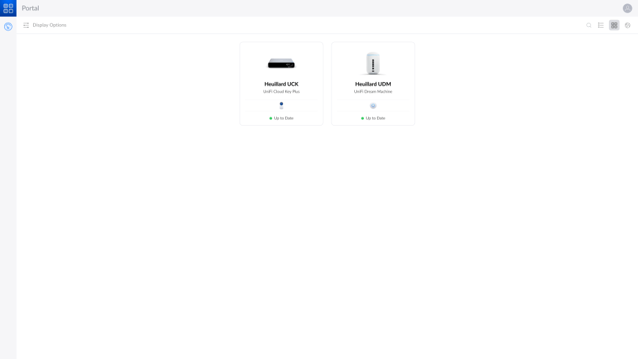 Le cas échéant, le portail UniFi donne accès, en local ou à distance, à toutes ses "consoles UniFi OS"