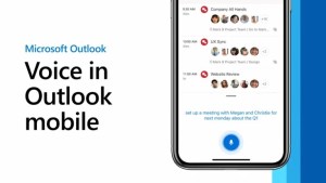 Outlook pour iOS et Android vous permettra de dicter des e-mails