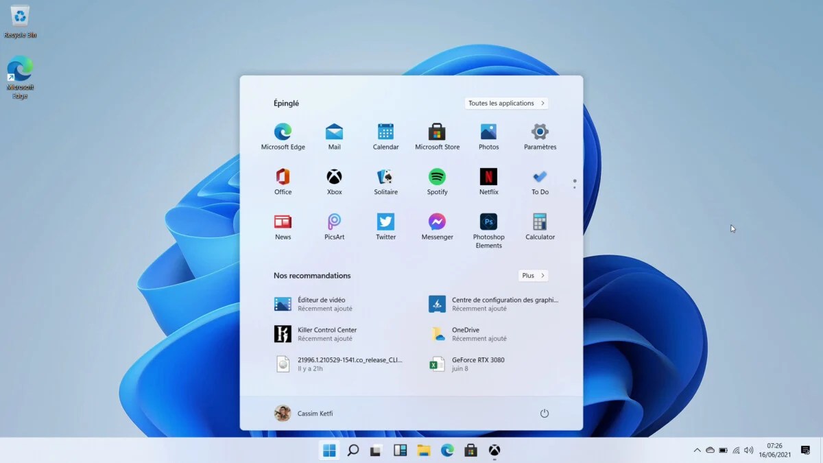 Windows 11 beta Frandroid menu demarrer (33)