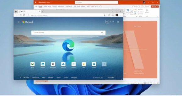 Microsoft Edge sur Windows 11 // Source : Microsoft