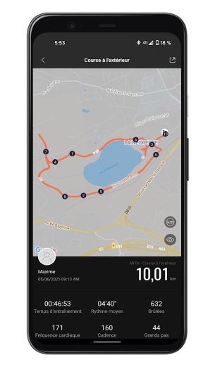 Xiaomi Mi Smart Band 6 - Mi Fit App - Run (1)