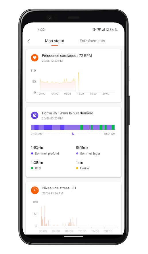 Xiaomi Mi Smart Band 6 - Mi Fit App - Suivi santé (3)