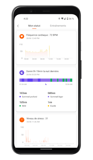 Xiaomi Mi Smart Band 6 - Mi Fit App - Suivi santé (3)