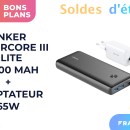 Le prix de cette batterie externe Anker de 25 600 mAh chute de 20% pendant les soldes