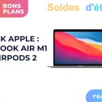Le prix du pack MacBook Air M1 + AirPods 2 a encore baissé pour les soldes