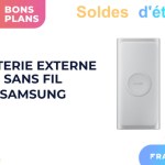 La batterie externe sans fil de Samsung ne coûte que 5,49 € pendant les soldes