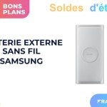 La batterie externe sans fil de Samsung ne coûte que 5,49 € pendant les soldes