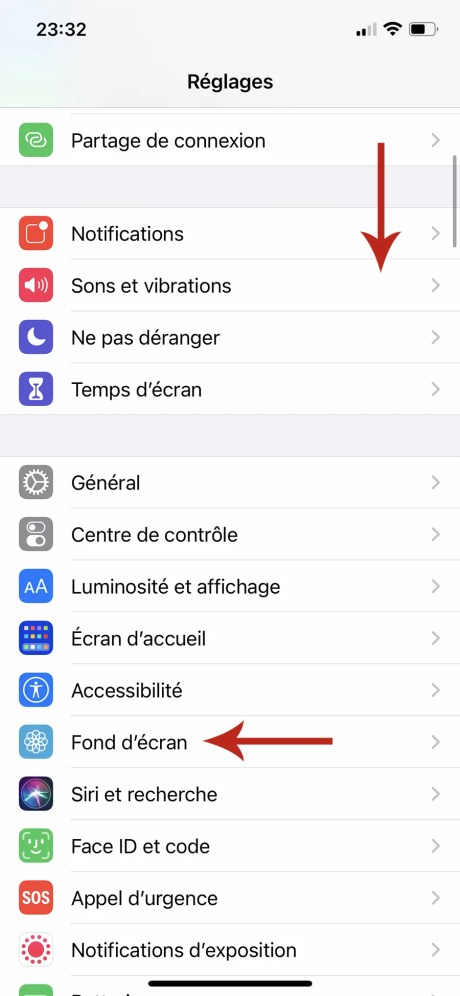 Comment changer son fond d’écran sur iPhone 02