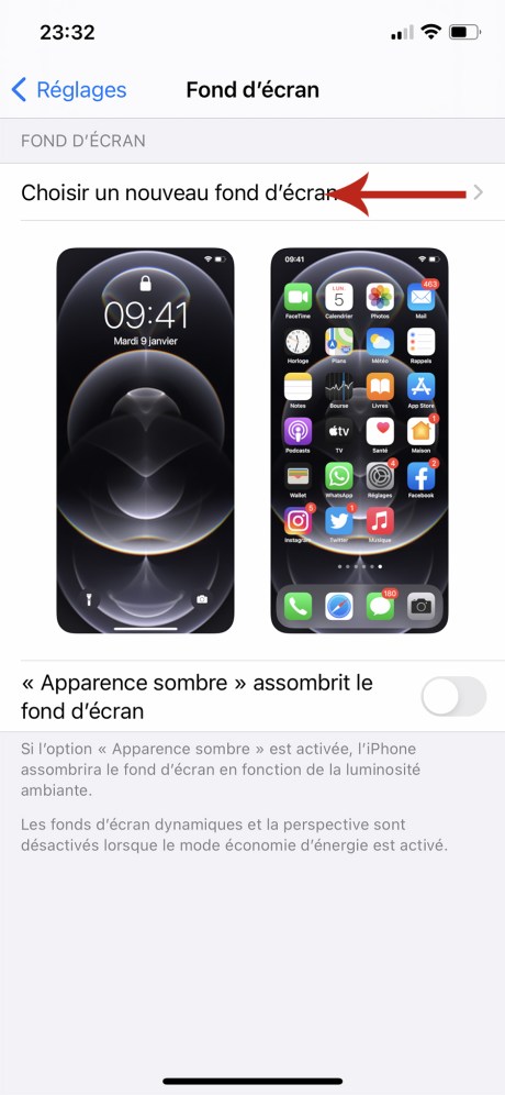 Comment changer son fond d’écran sur iPhone 03