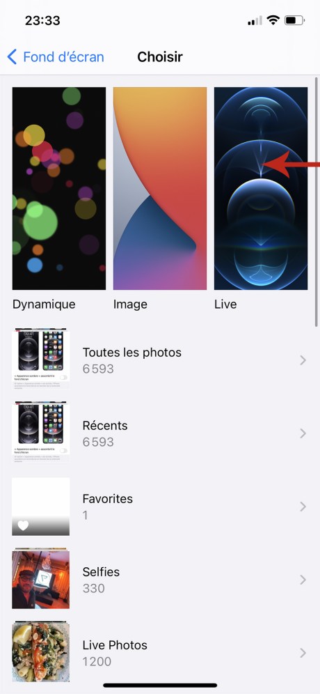 Comment changer son fond d’écran sur iPhone 04