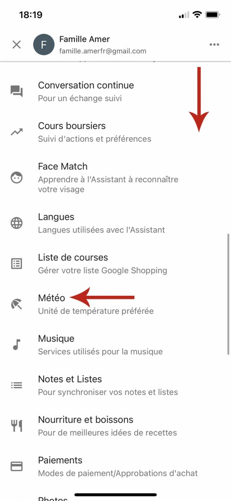 Comment configurer les prévisions météos sur le Google Home 10