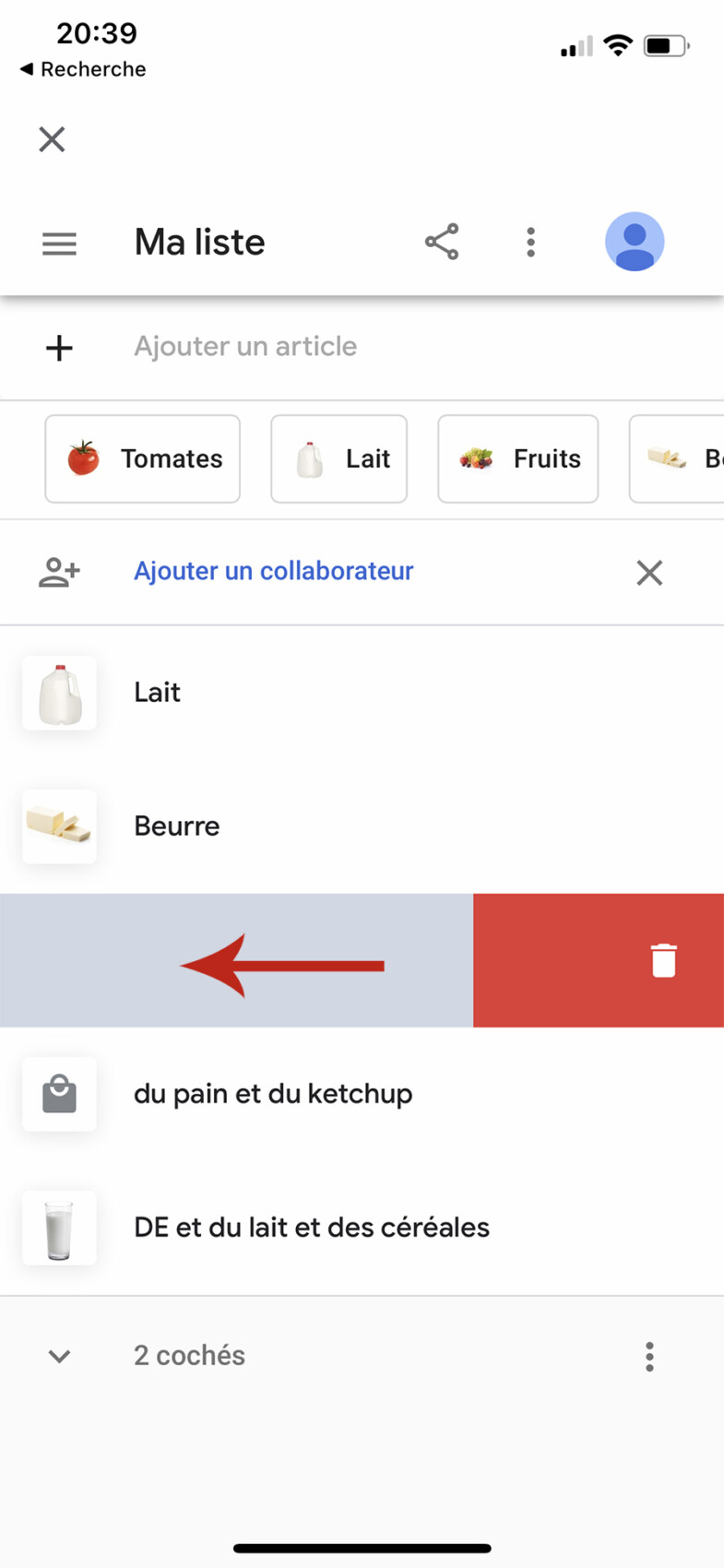 Comment gérer et accéder sa liste de course sur Google Home 07
