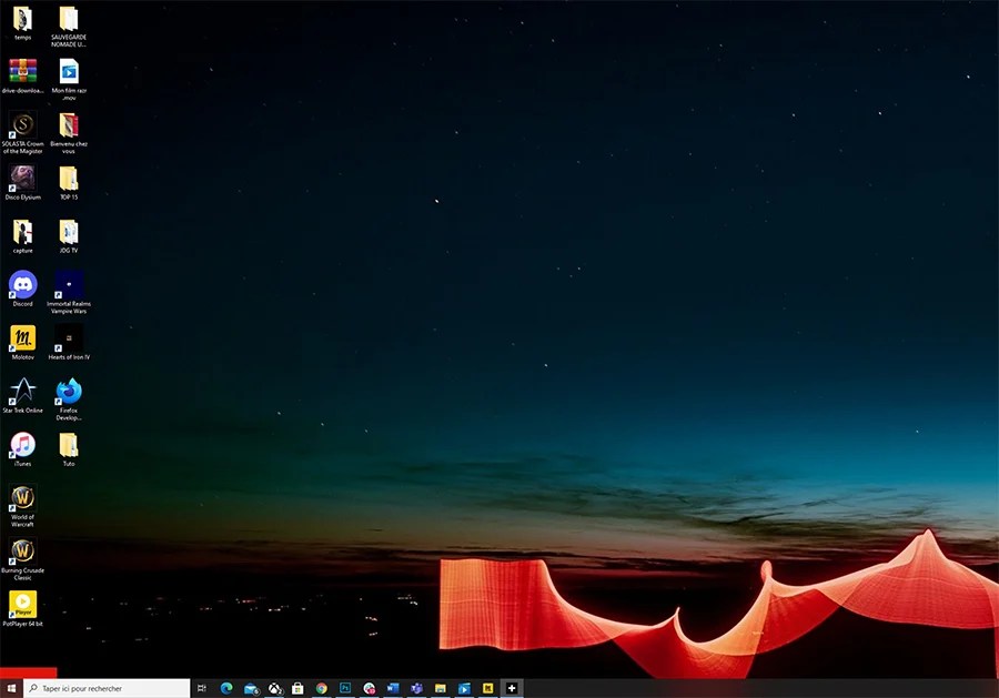 Comment masquer les icones du bureau Windows 10 05