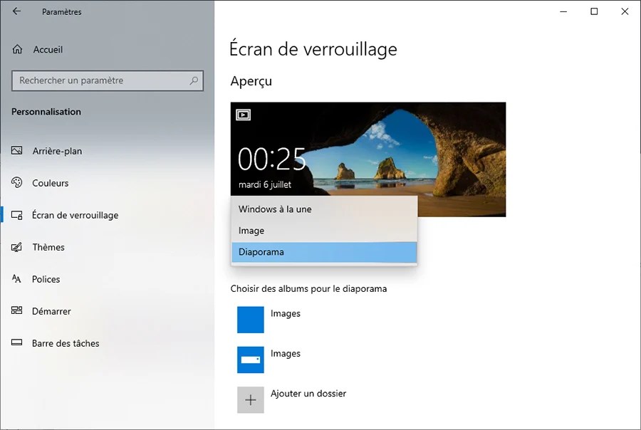 Comment personnaliser l’écran de verrouillage Windows 10 03