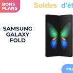 Le prix du Samsung Galaxy Fold dégringole pendant les soldes (-63 %) Le prix du Samsung Galaxy Fold dégringole pendant les soldes (-63 %)