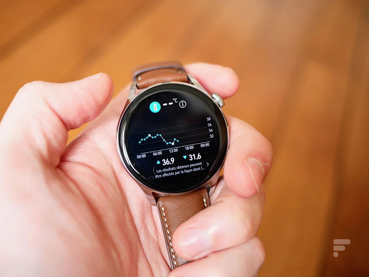 La montre connectée Huawei Watch 3 // Source : Frandroid