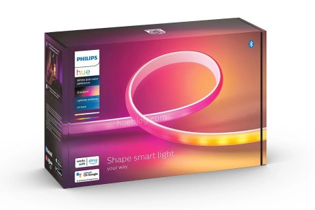 Le ruban LED Philips Hue Gradient Lightstrip Ambiance // Source : Hueblog