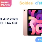 Amazon réduit fortement le prix de l’Apple iPad Air 2020 pour les soldes Amazon réduit fortement le prix de l’Apple iPad Air 2020 pour les soldes