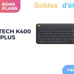 Le très populaire clavier Logitech K400 plus est à moitié prix pendant les soldes