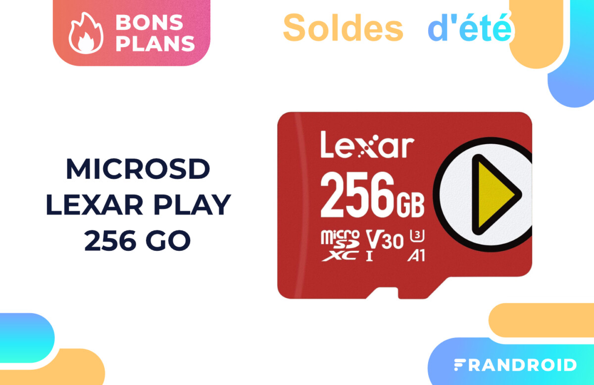 microSD lexar play 256 Go  soldes été 2021