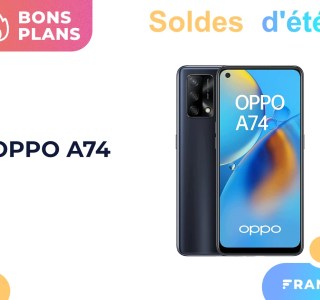 Oppo A74 : ce smartphone 4G devient 50 € moins cher pendant les soldes