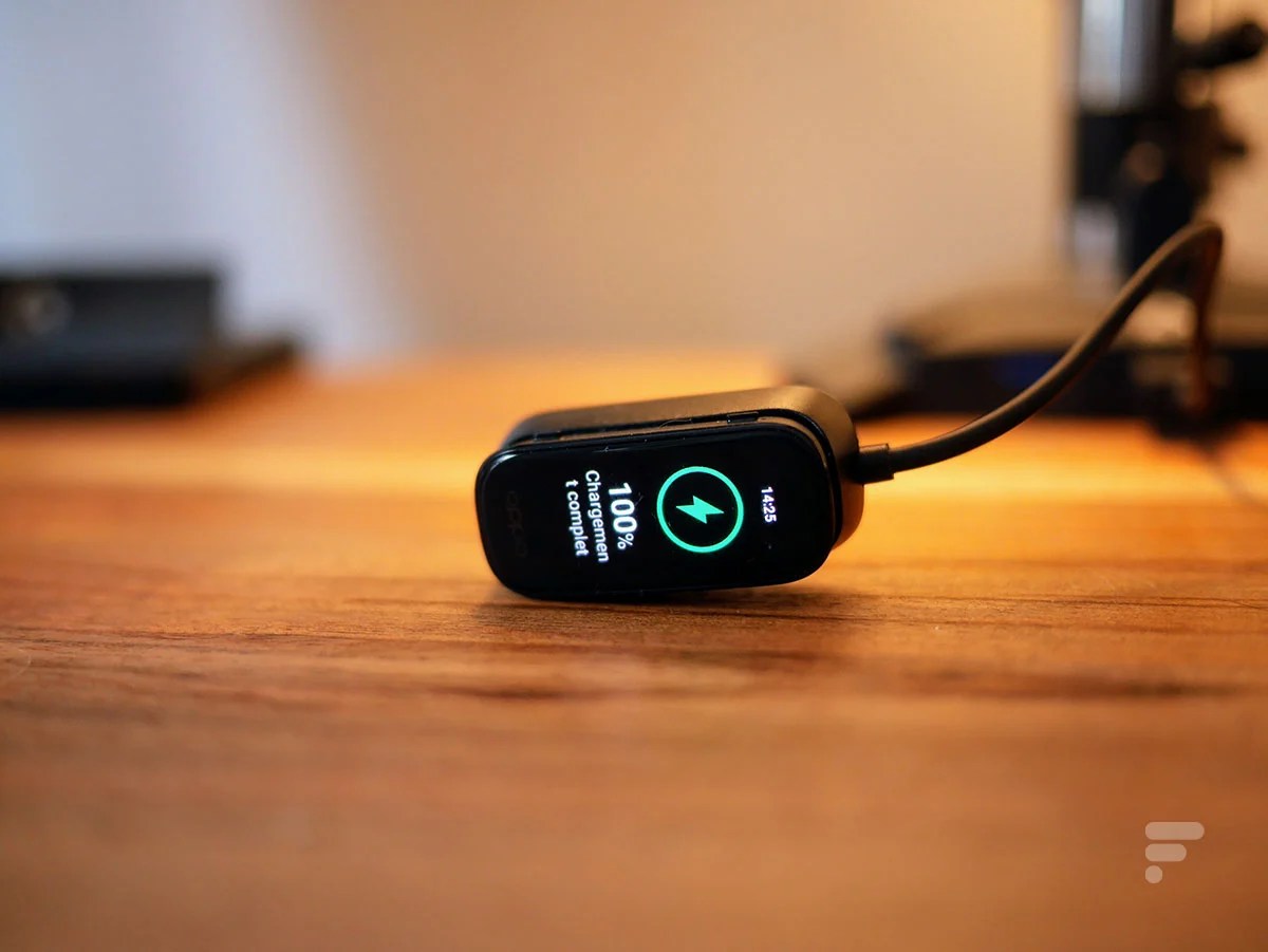 La recharge de l'Oppo Band