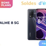 Pendant les soldes, le Realme 8 compatible 5G chute à seulement 179 €