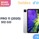 L’iPad Pro 11″ 2020 dans sa version 512 Go est à -29 % pendant les soldes
