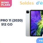 L’iPad Pro 11″ 2020 dans sa version 512 Go est à -29 % pendant les soldes