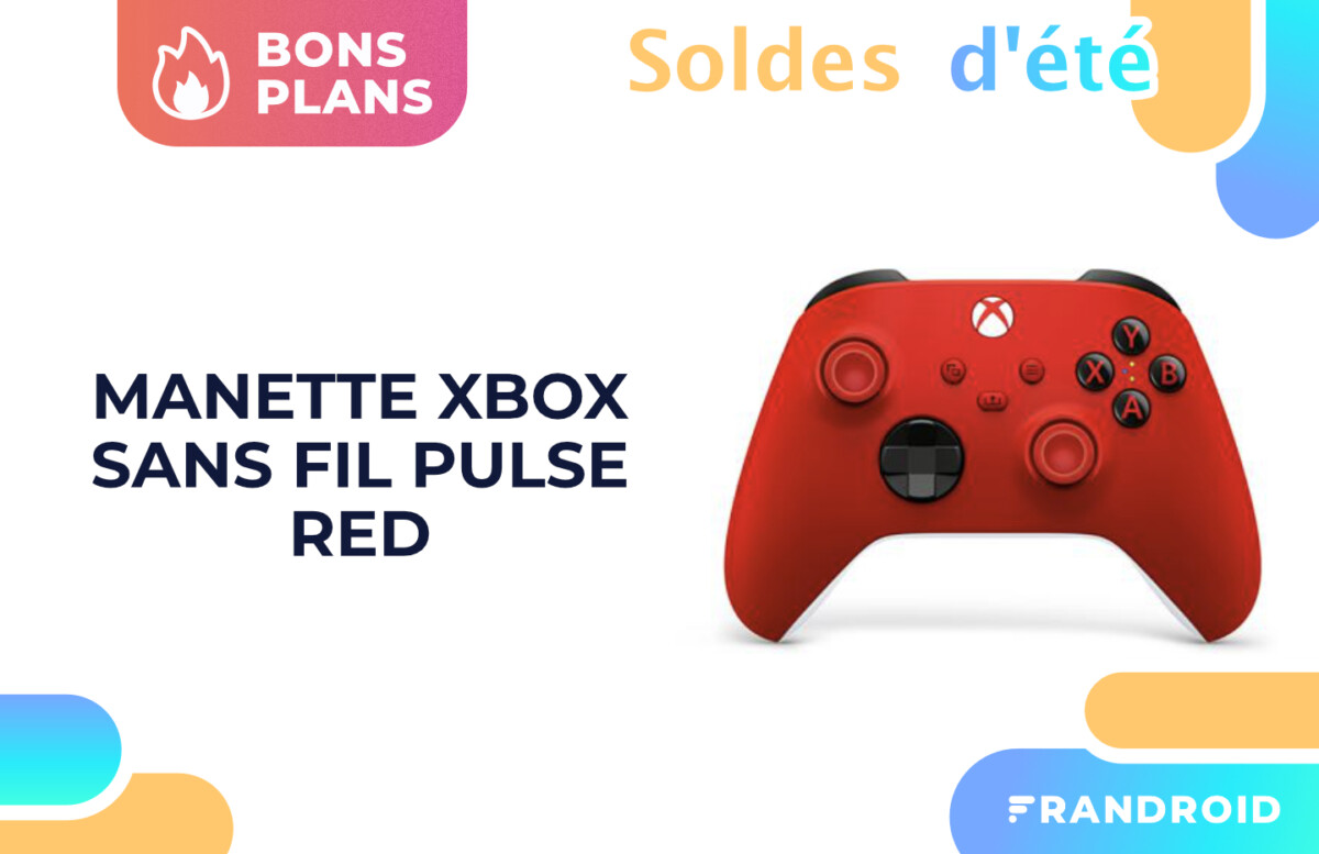 Soldes &#8211; Manette Xbox Pulse Red