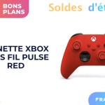 Le nouveau coloris Pulse Red de la manette Xbox est en solde