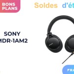 Sony MDR-1AM2 : 90 euros de moins pour cet excellent casque certifié Hi-Res Audio