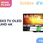 En solde, le TV LG OLED BX3 de 65 pouces perd 500 euros de son prix