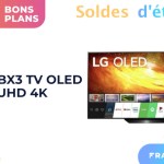 En solde, le TV LG OLED BX3 de 65 pouces perd 500 euros de son prix En solde, le TV LG OLED BX3 de 65 pouces perd 500 euros de son prix