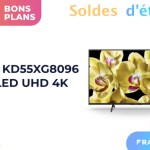 Avec 300 € de moins, ce TV LED 4K 55 pouces de Sony est un excellent deal
